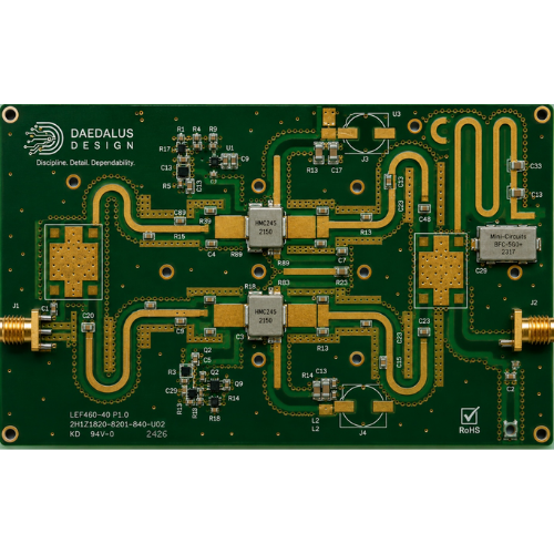 High-density multilayer PCB design by DAEDALUS - Slide 1