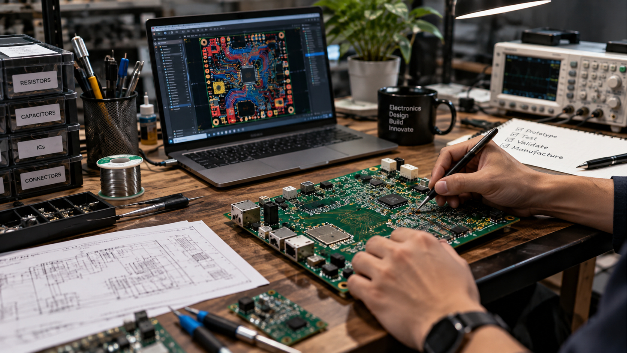 Professional PCB layout engineering and printed circuit board design services